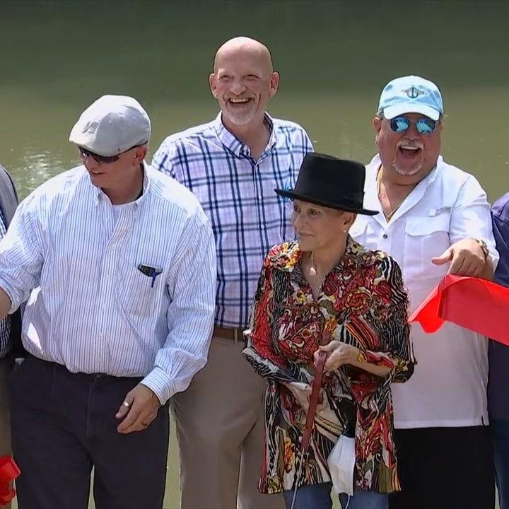 Ribbon-cutting held Monday at newly constructed kayak launch on the Sequatchie River Blueway
